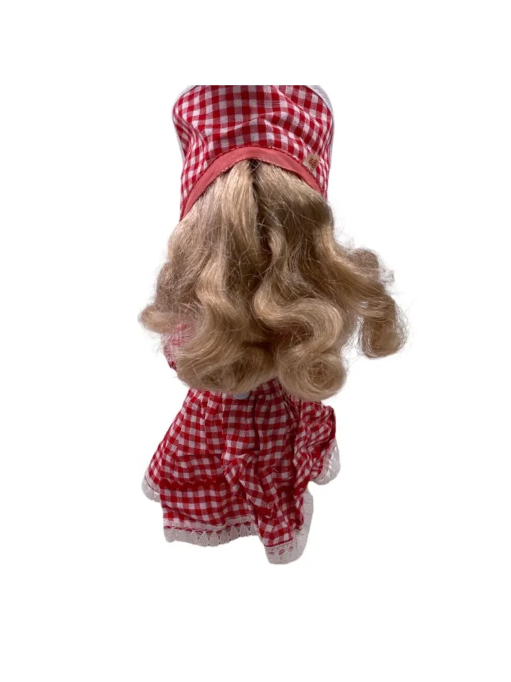 Vintage 70s Kelloggs Advertising Doll Sweetheart of the Corn Farm 9.5" Red Dress - Picture 3 of 12